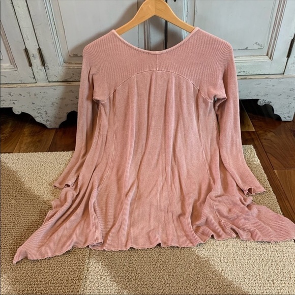 🎉HOST PICK🎉 Sweetest Blush Pink Knit Blouse - Picture 3 of 4